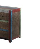 Commode 7 tiroirs Manguier Pushkar Naturel - 140x50x85 cm