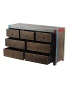 Commode 7 tiroirs Manguier Pushkar Naturel - 140x50x85 cm