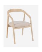 Chaise Rembourree Milo Beige - 55x60x76 cm