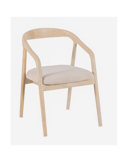 Chaise Rembourree Milo Beige - 55x60x76 cm