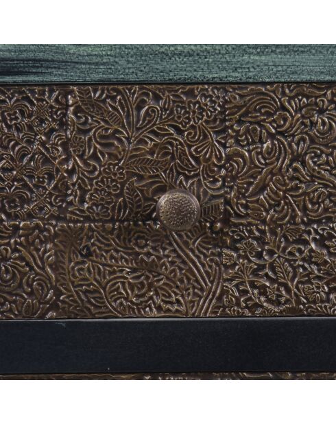 Semainier 5 tiroirs Manguier Pushkar Naturel - 50x38x121 cm