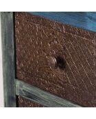 Semainier 5 tiroirs Manguier Pushkar Naturel - 50x38x121 cm