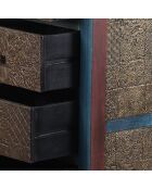 Semainier 5 tiroirs Manguier Pushkar Naturel - 50x38x121 cm