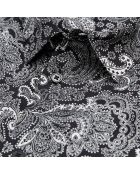 Chemise imprimée noire et blanche