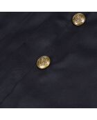 Jupe courte plissée bleu marine