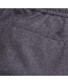 Pantalon  en flanelle gris foncé