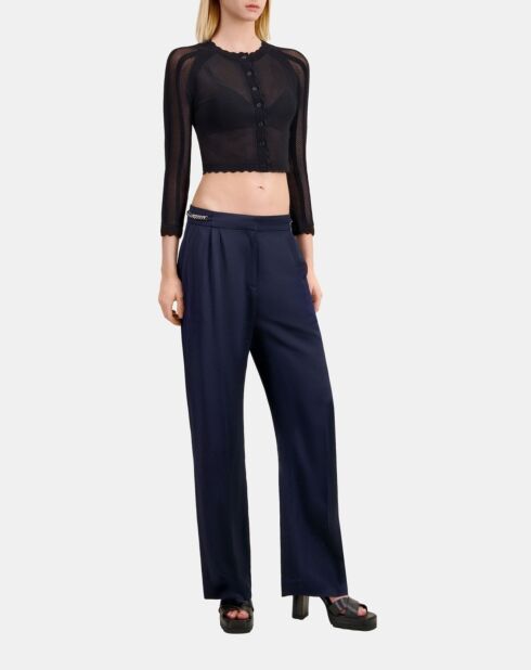 Pull en cachemire noir