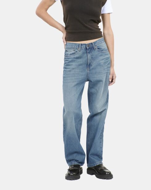 Jean boyfriend bleu moyen