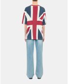 T-shirt imprimé UK flag rouge