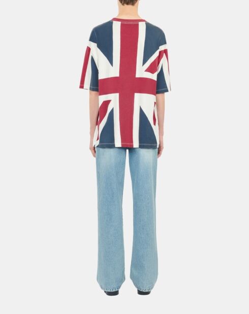 T-shirt imprimé UK flag rouge