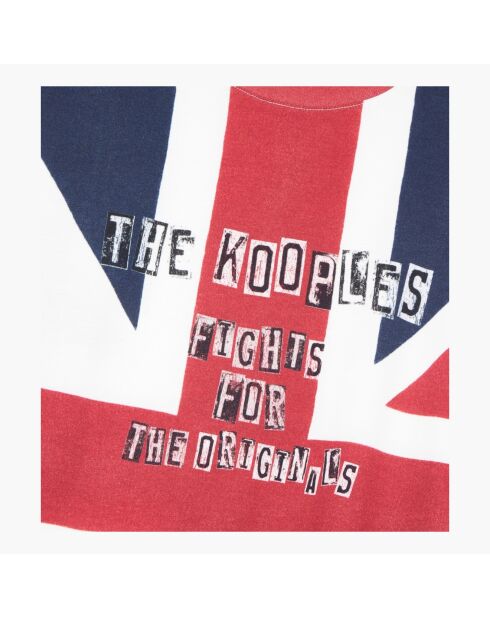 T-shirt imprimé UK flag rouge