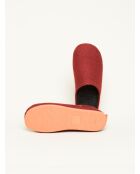 Chaussons Wool Slide-In Rouge orangé