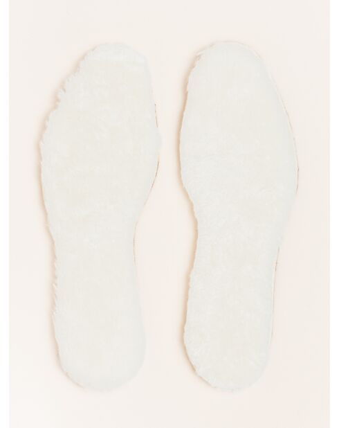 Semelles Lammfellsohle Kork Blanches