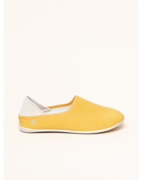 Chaussons Linen Slip-On Jaunes