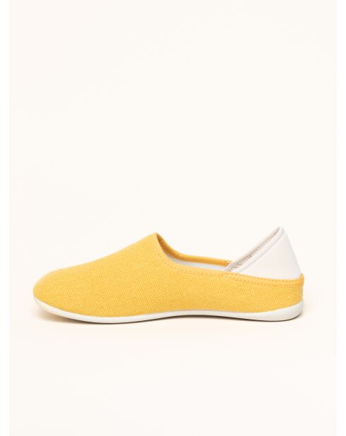 Chaussons Linen Slip-On Jaunes