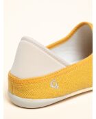 Chaussons Linen Slip-On Jaunes