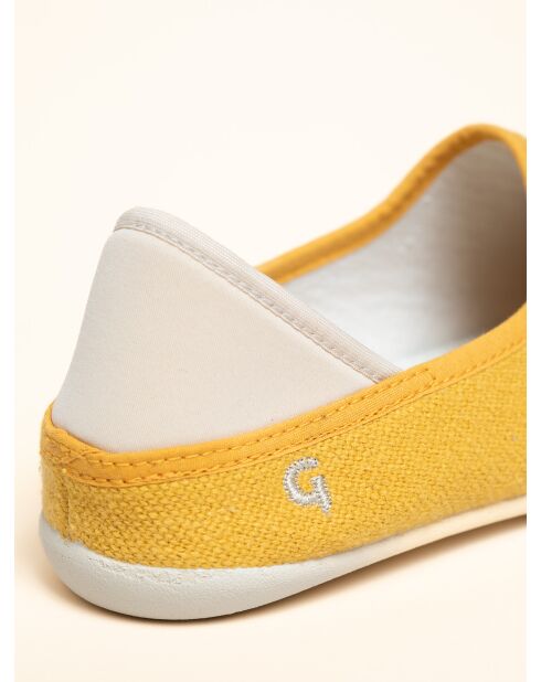 Chaussons Linen Slip-On Jaunes