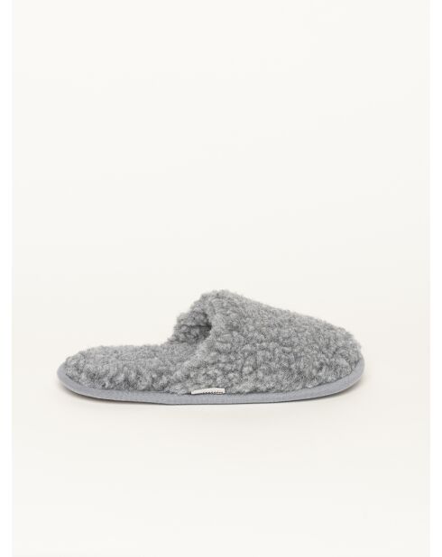 Chaussons Curly Wool Gris