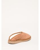 Chaussons Fatima bruns