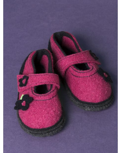 Chaussons Becky roses