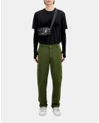 Pantalon cargo en coton kaki