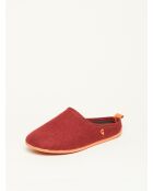 Chaussons Wool Slide-In Rouge orangé