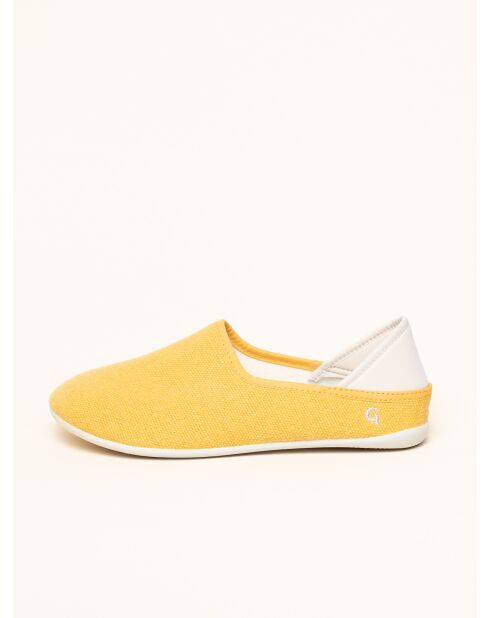 Chaussons Linen Slip-On Jaunes