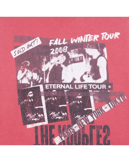 Débardeur avec sérigraphie rubis