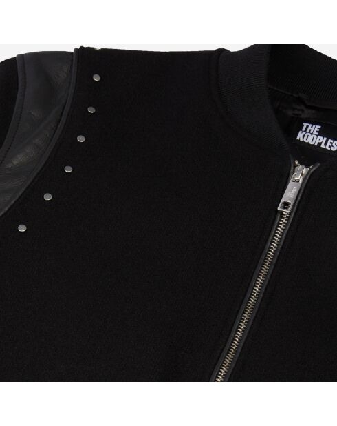 Blouson avec studs noir