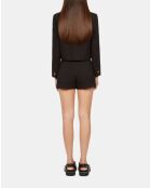 Veste en tweed noire