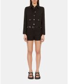 Veste en tweed noire