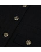 Veste en tweed noire