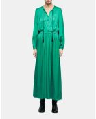 Robe longue verte