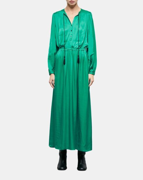 Robe longue verte