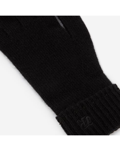 Gants en cachemire noirs