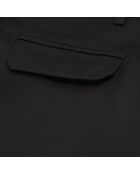 Pantalon droit tencel style militaire noir