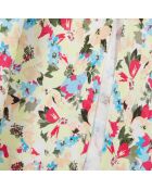 Jupe longue fleurie jaune