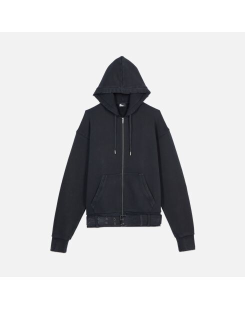 Sweatshirt à capuche noir