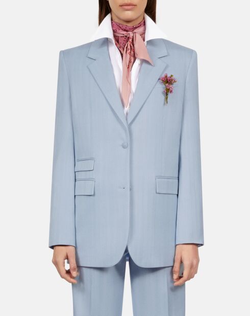 Veste tailleur lilas lavande