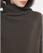 Pull en cachemire kaki