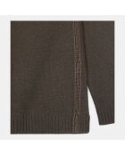 Pull en cachemire kaki