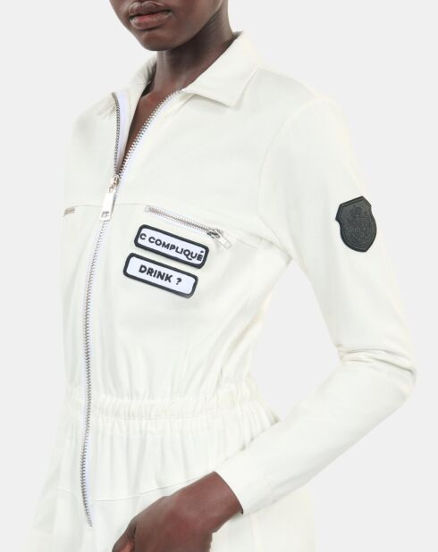 Combinaison The Kooples x Carolina Ritzler en coton écrue