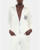 Combinaison The Kooples x Carolina Ritzler en coton écrue