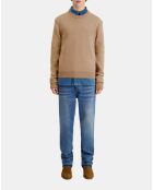 Pull en laine marron