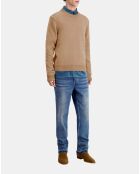 Pull en laine marron