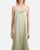 Robe nuisette longue vert clair