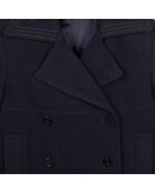 Caban court bleu marine foncé