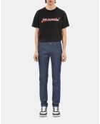 Jean slim bleu foncé brut