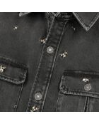 Surchemise en denim grise