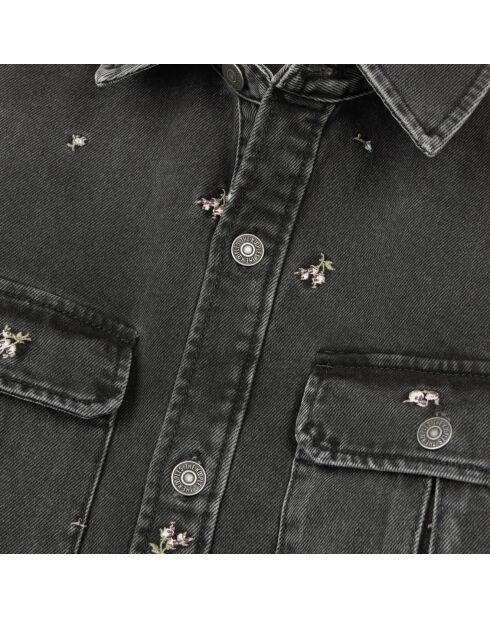 Surchemise en denim grise